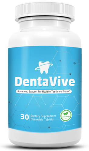 DentaVive bottle - America's #1 choice for strong teeth and healthy gums